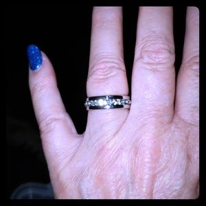 Stainless steel and CZ band NWOT